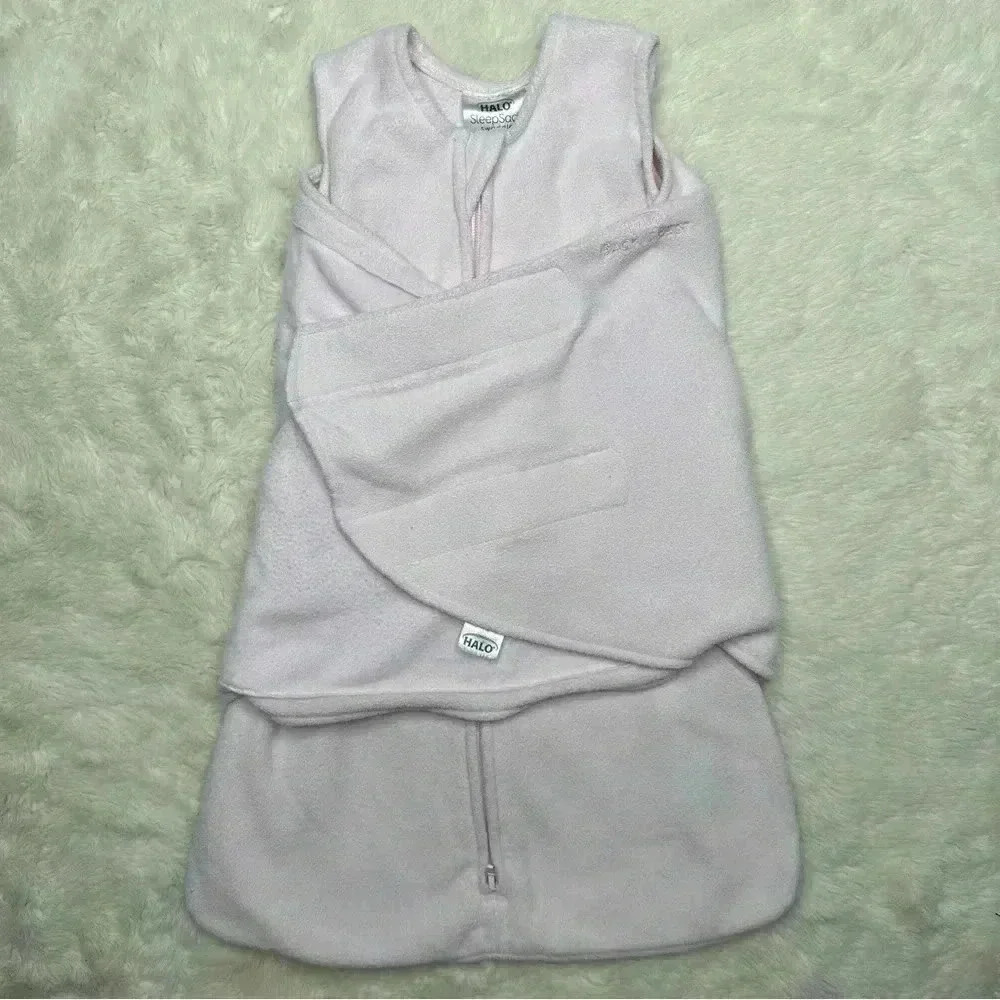 Halo Sleep Sack Swaddle Micro-Fleece Light Pink Size Newborn